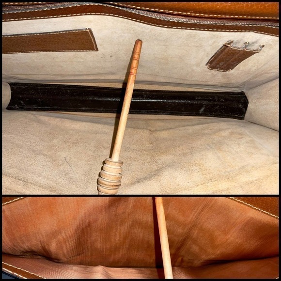 Loewe LOEWE Madrid Vintage Leather Men’s Briefcase - Picture 11 of 16